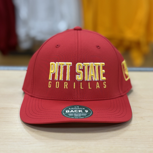 Pitt State B9X Hat- Scarlet
