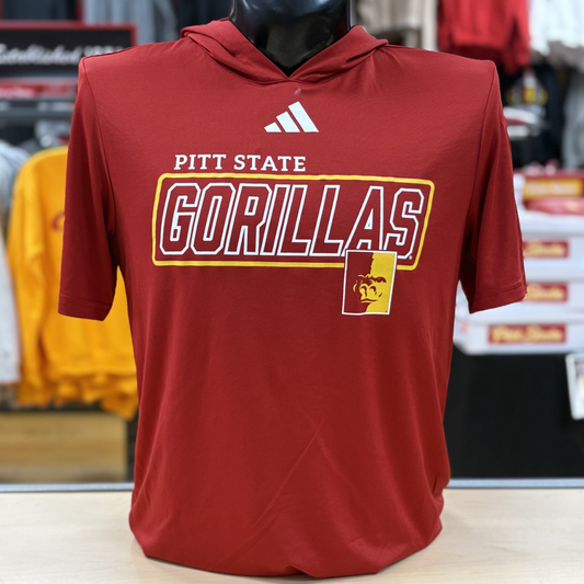 PSU A-HA D4T Hooded Tee- Red