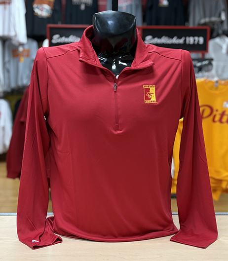 PSU Tribute Pullover- Black/ Dark Red