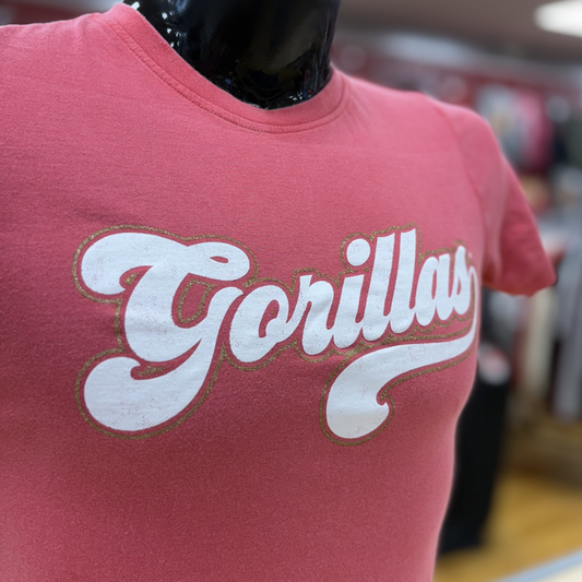 Gorillas Women's Essential Tee- Red