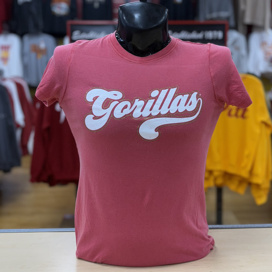 Gorillas Women's Essential Tee- Red