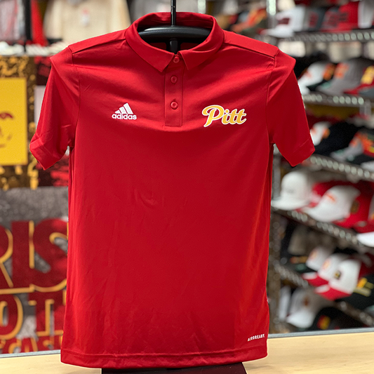 PSU Youth Adidas Polo- Red, Black
