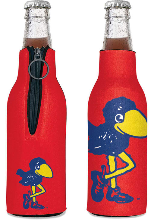 Kansas Jayhawks Vault 1912 Bottle Koozie - Red