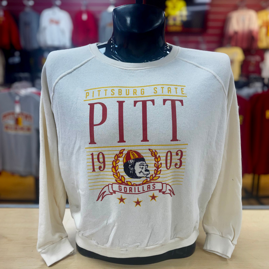 PSU 50's Head Crew - Vintage White