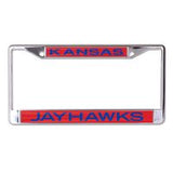 Kansas Jayhawks License Plate Frame - Royal Blue/Red