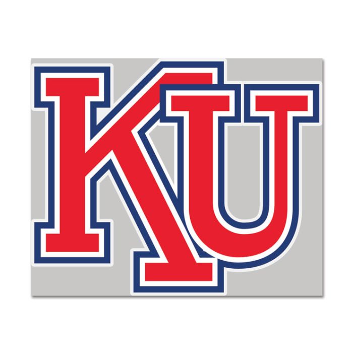 Kansas Jayhawks 1920 Vault KU Decal 3" x 5"