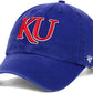 Kansas Jayhawks Trajan KU Adjustable Hat - Royal Blue/Red