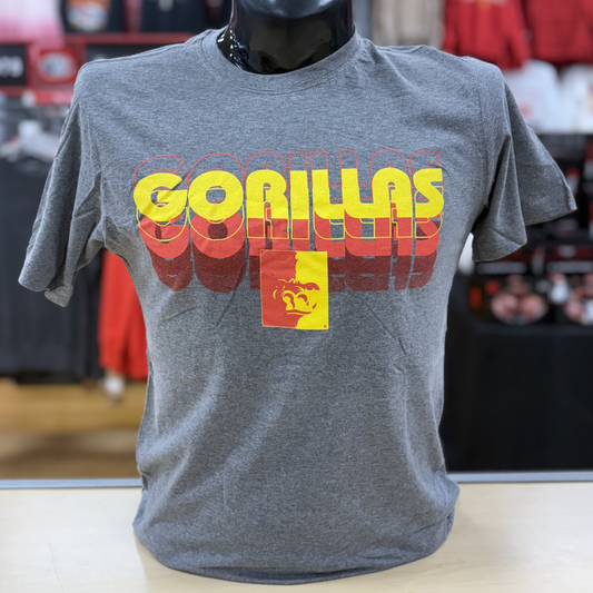 PSU Slide Fade Tee- Chilli, Oxford Heather