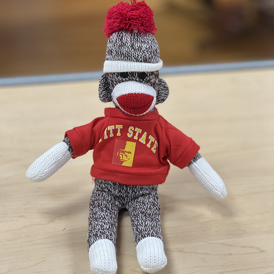 PSU Sock Monkey, 8 in