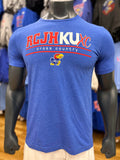 Kansas Jayhawks Cross Country Triblend Tee - Royal
