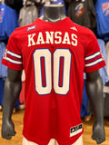 Kansas Jayhawks Replica Football Jersey - Red