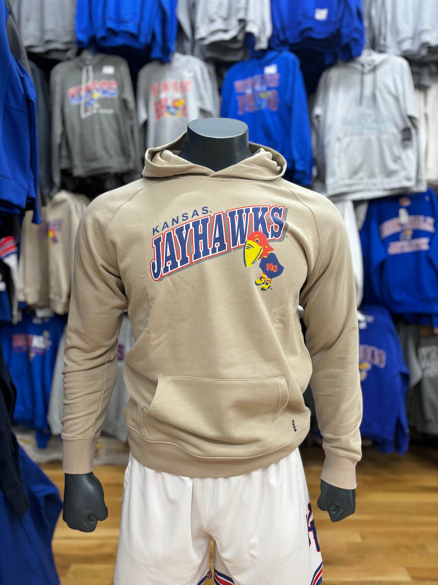 Kansas Jayhawks SLAM Hoodie- Camel