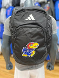 Kansas Jayhawks Adidas Sideline Backpack - Black