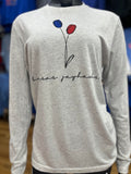 Kansas Jayhawks Long Sleeve Tulip Tee