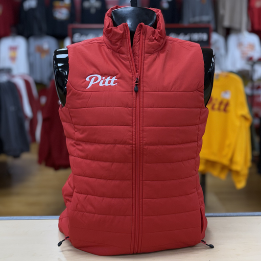 Pitt Women's Clique Vest- Red
