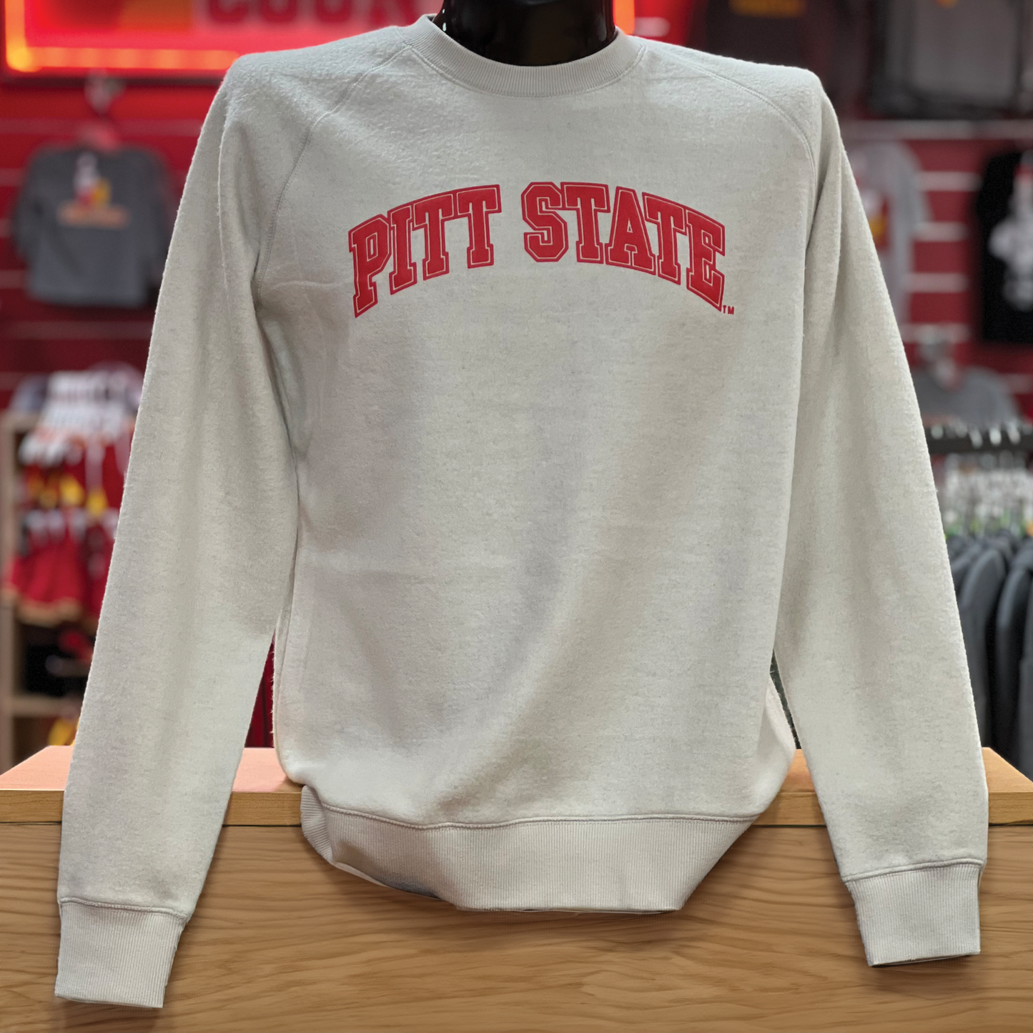 PSU Reverse Crew- Red, White