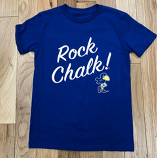 Rock Chalk 1912 SS Youth - Royal Blue