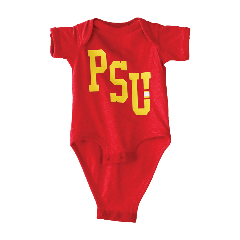 INFANT - PSU ONESIE - HEATHER RED