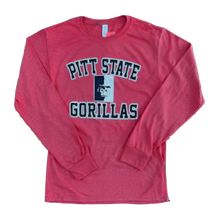 PITT STATE GORILLAS NEW CLASSIC LST - HEATH RED
