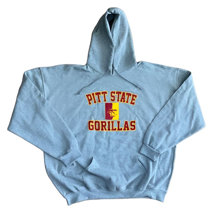 Pitt State Gorillas New Classic Hoodie - Oxford Grey