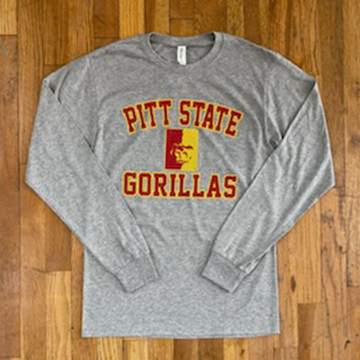 PITT STATE GORILLAS NEW CLASSIC LST - OXFORD GREY