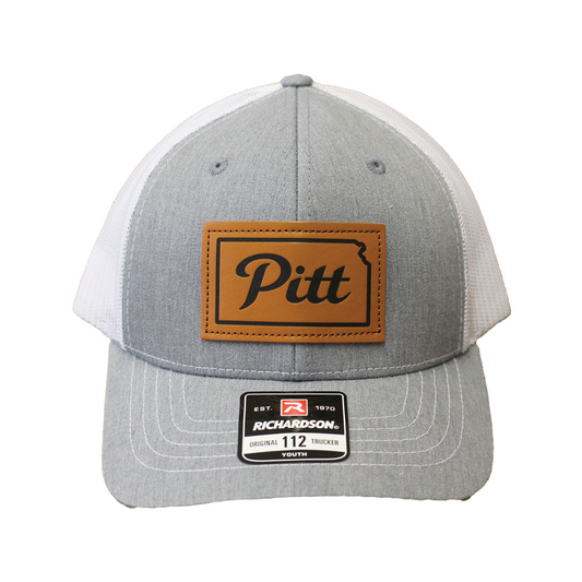 Pitt State Gorillas Script Patch Adjustable Youth Hat - Grey