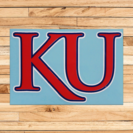 KU Trajan Decal - Red