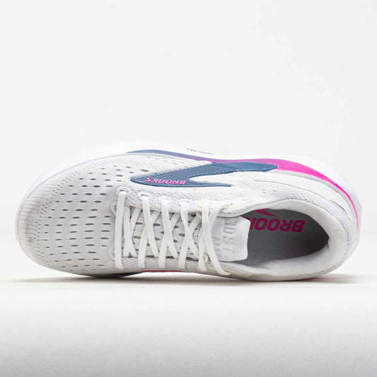 BROOKS WOMENS GHOST MAX 3 - WHITE/MOON/PINK