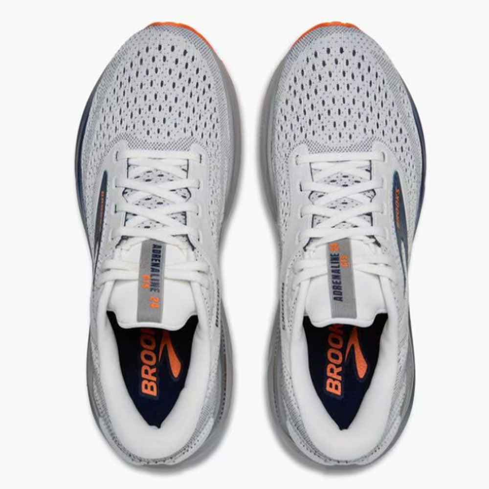BROOKS MENS ADRENALINE GTS 24 - White/Peacoat/Alloy