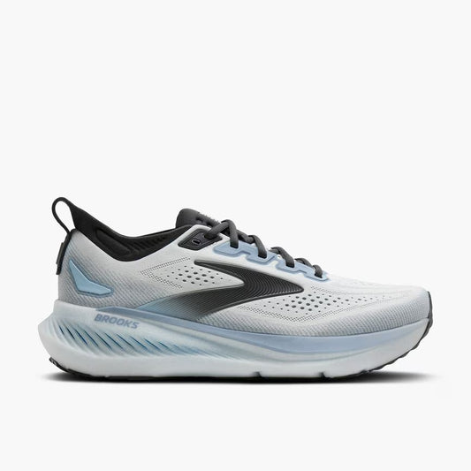 BROOOKS MENS GLYCERIN 23 - WHITE/RAIN