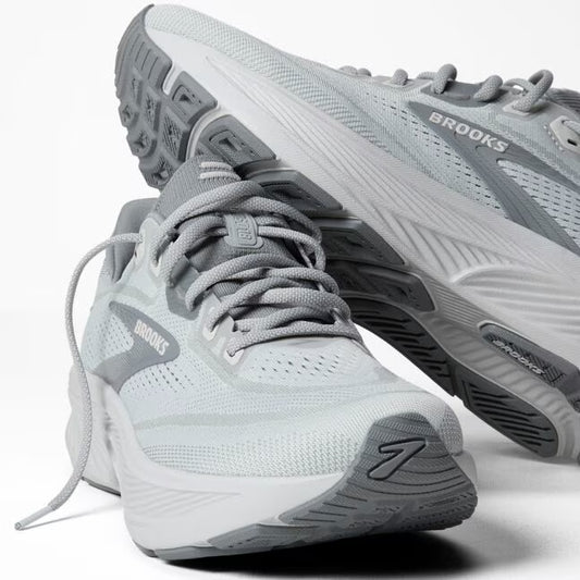 BROOKS MENS WIDE GHOST 18 - GREY/OYSTER
