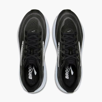 BROOKS MENS GHOST 18 - BLACK/GREY/WHITE