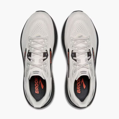 BROOKS MENS GHOST 18 - COCONUT/PEARL/TIGERLILY