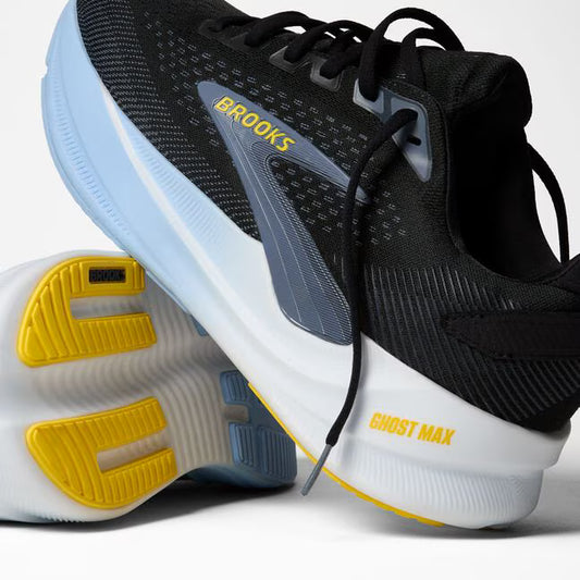 BROOKS MENS GHOST MAX 4 - BLACK/STONE/AIR
