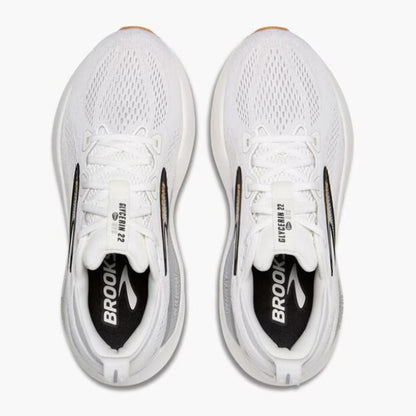 BROOKS WOMENS GLYCERIN 22 - White/Grey/Black