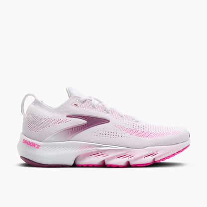 BROOKS WOMENS GLYCERIN FLEX - WHITE/PINK