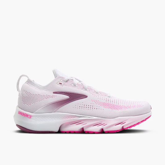BROOKS WOMENS GLYCERIN FLEX - WHITE/PINK