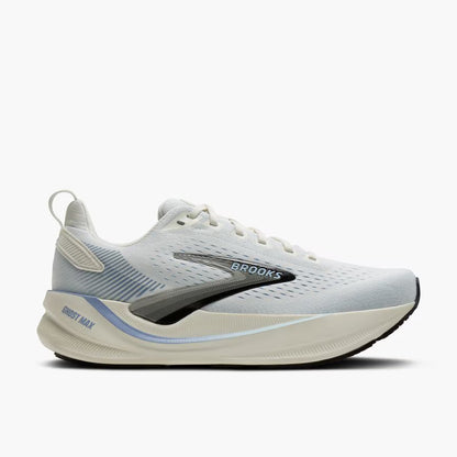 BROOKS WOMENS GHOST MAX 4 - GREY/NANTUCKET/RAIN