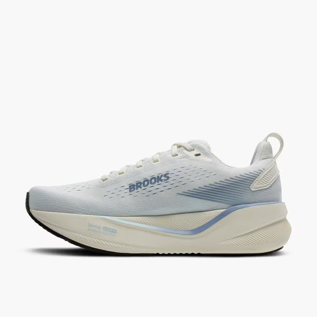 BROOKS WOMENS GHOST MAX 4 - GREY/NANTUCKET/RAIN