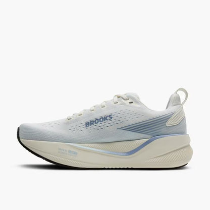 BROOKS WOMENS GHOST MAX 4 - GREY/NANTUCKET/RAIN
