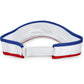 Kansas Jayhawks Trajan KU Fundamental Visor - Red/White/Blue