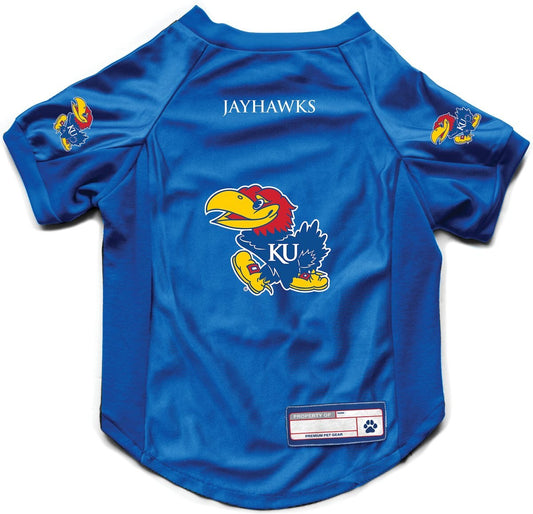 Kansas Jayhawks Dog/Cat Jersey - Blue w/ logo
