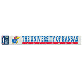 Kansas Jayhawks "The University of Kansas Jayhawks" Decal w/ Logo 2" x 17"
