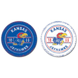 Kansas Jayhawks Circle Coaster 2 Pack