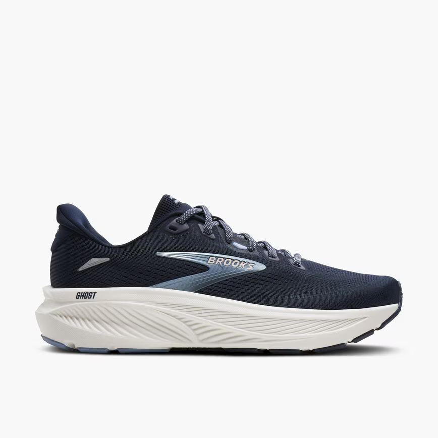 BROOKS WOMENS GHOST 18 - NAVY/COCONUT