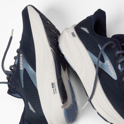 BROOKS WOMENS GHOST 18 - NAVY/COCONUT