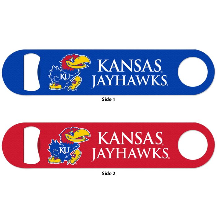 Kansas Jayhawks 2 Sided Bottle Opener