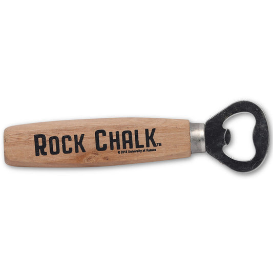 Kansas Jayhawks "Rock Chalk" Hand Bottle Opener