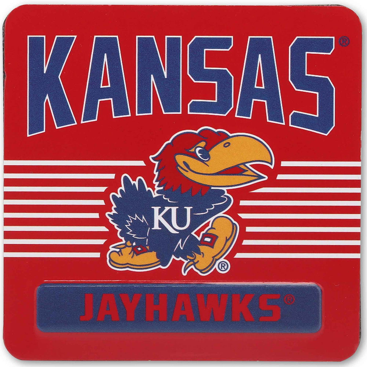 Kansas Jayhawks Red Tin Magnet w/ Logo – Jocks Nitch