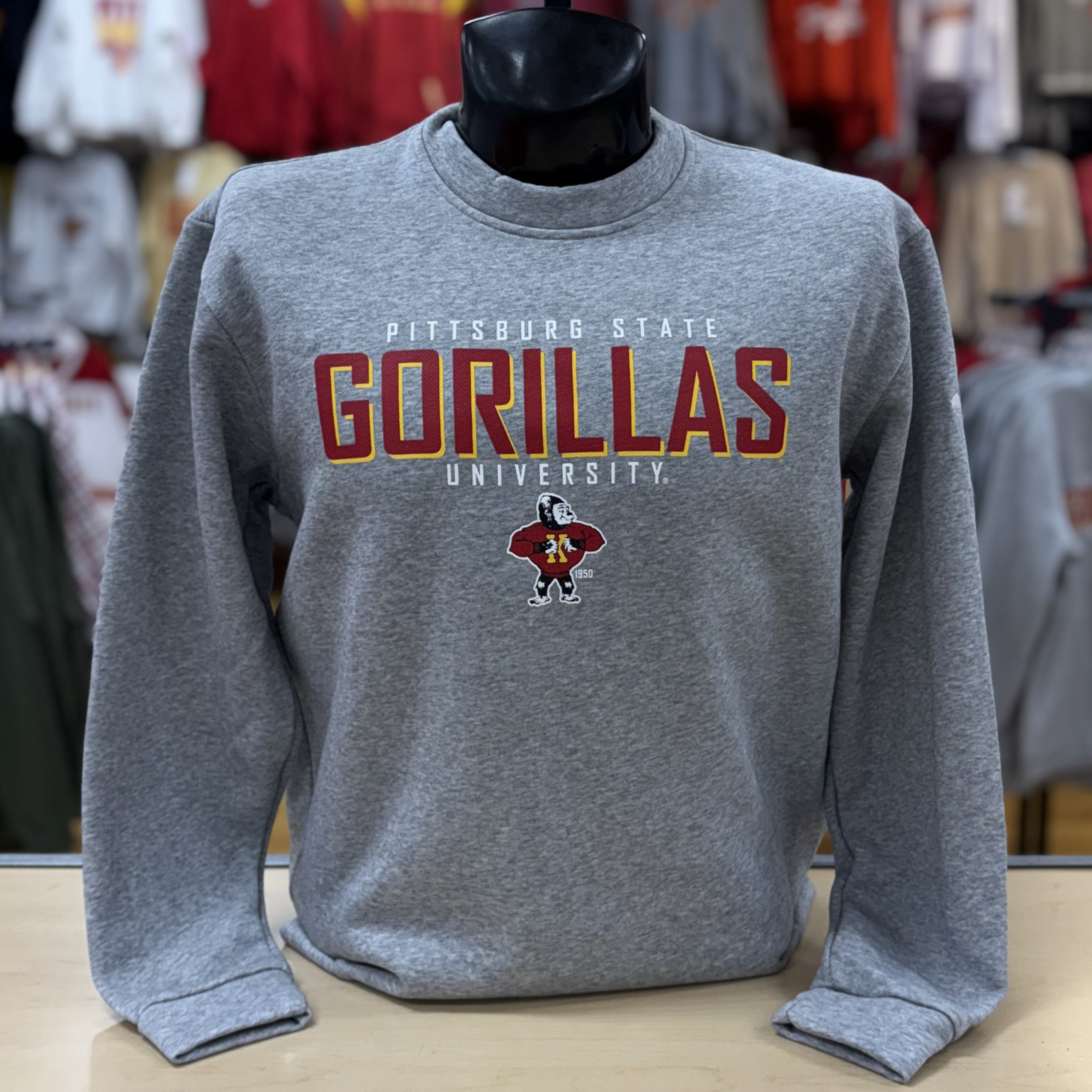 Adidas Gorillas Crew- Med Grey – Jocks Nitch